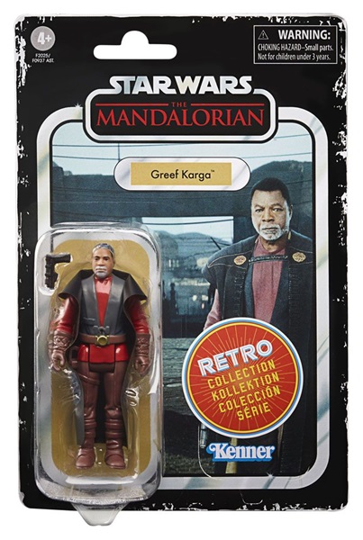 Star Wars: Mandalorian Greef Karga Retro Figur 10 cm