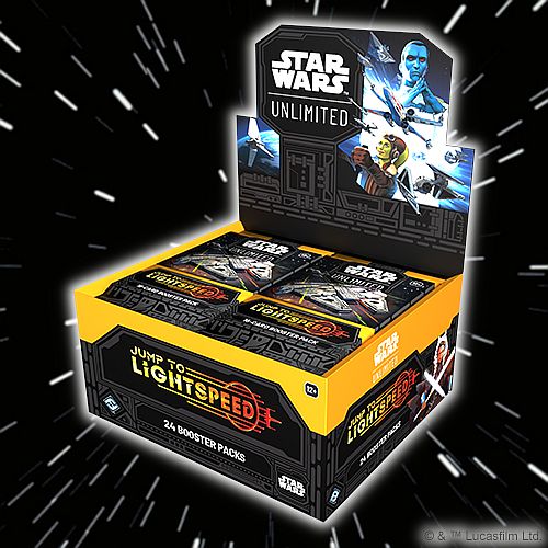 Star Wars: Unlimited Tcg Set  : Jump   Lightspeed Booster Display  Box Med 24 Packs
