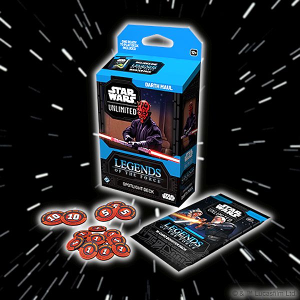 Star Wars: Unlimited Tcg Set  : Legends   The Force Spotlight Deck: Darth Maul