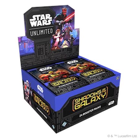 Star Wars: Unlimited Tcg Set  : Shadows   The Galaxy Booster Display  Box Med 24 Packs