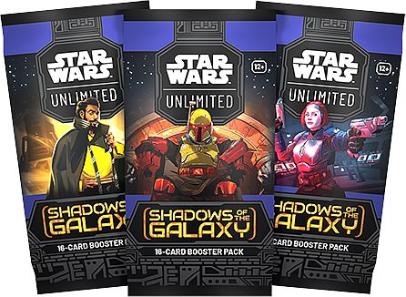 Star Wars: Unlimited Tcg Set  : Shadows   The Galaxy Booster Pack
