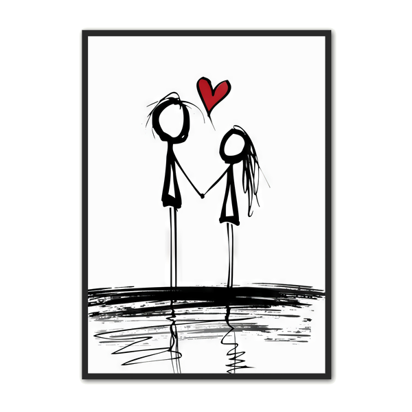 Stickmen Plakat – Unik kunst til dit hjem med charme