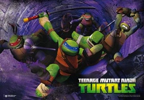Super Udsalg: Teenage Mutant Ninja Turtles Skriveunderlag
