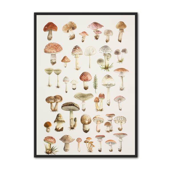 Svampe Plakat 63 – Fantastisk Udsalg til Dit Hjem!