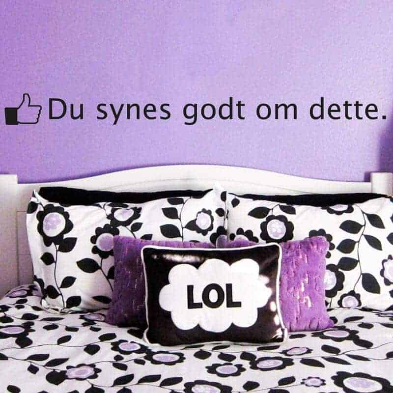Synes Godt   Wallsticker