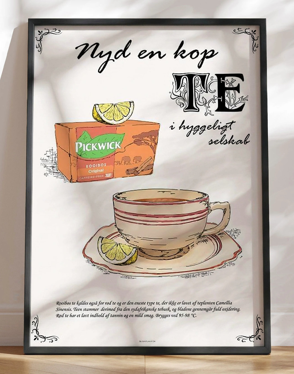 Plakat Rød
