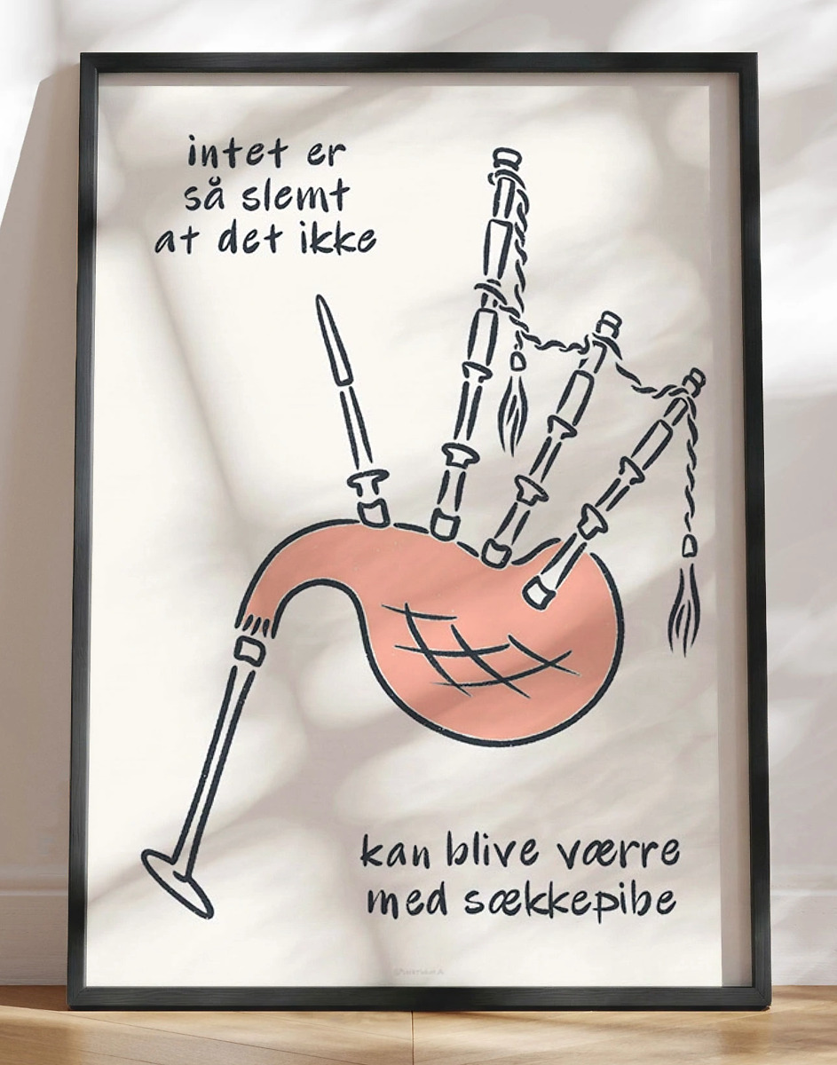 Tekstplakat Intet     Slemt