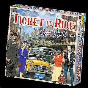Ticket   Ride Dansk Grundspil New York  Skandinavisk Version