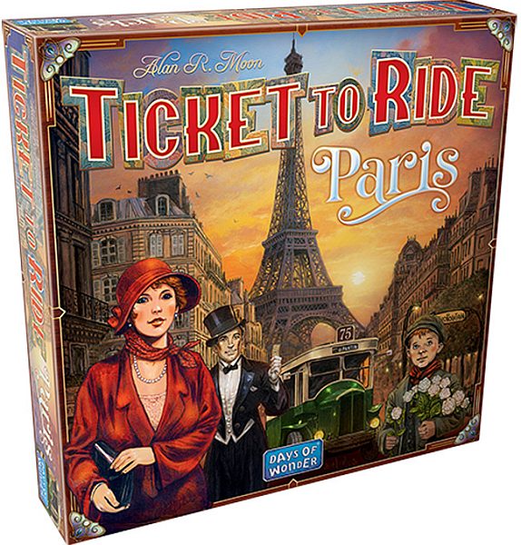 Ticket   Ride  Engelsk  Paris Board Game