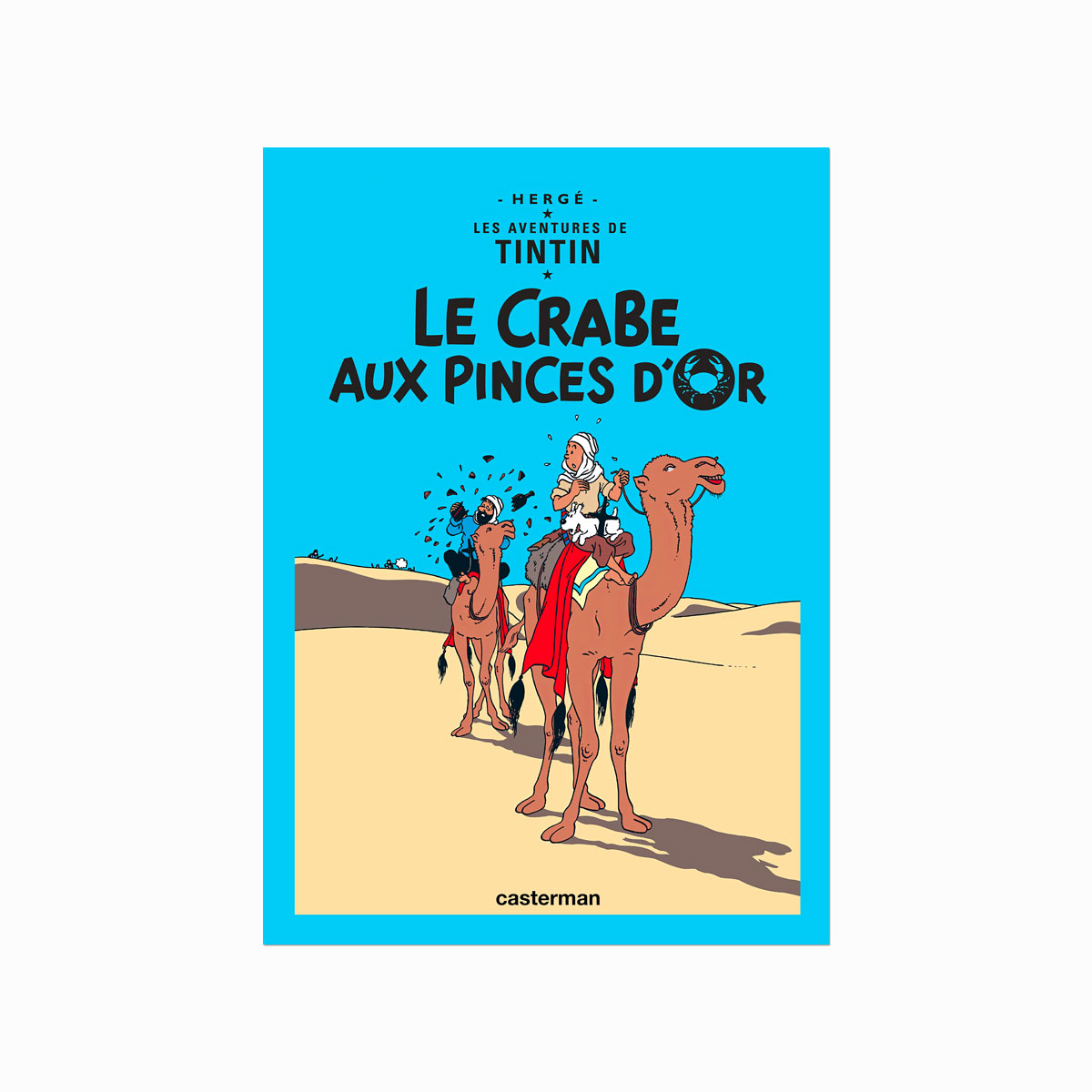 Tintin Plakat    Crabe Aux Pinces Dor  1941