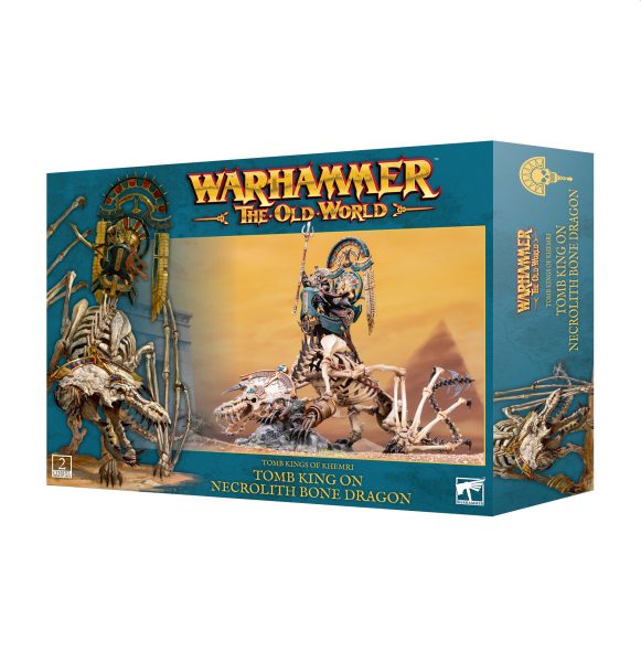 Tomb Kings Khemri: Liche Priest på Necrolith Bone Dragon