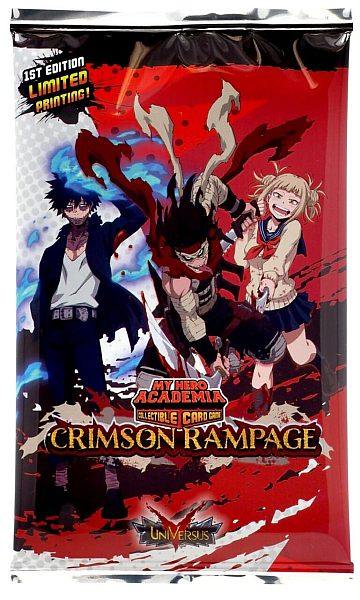 Ufs My Hero Academia: Crimson Rampage Booster Pack