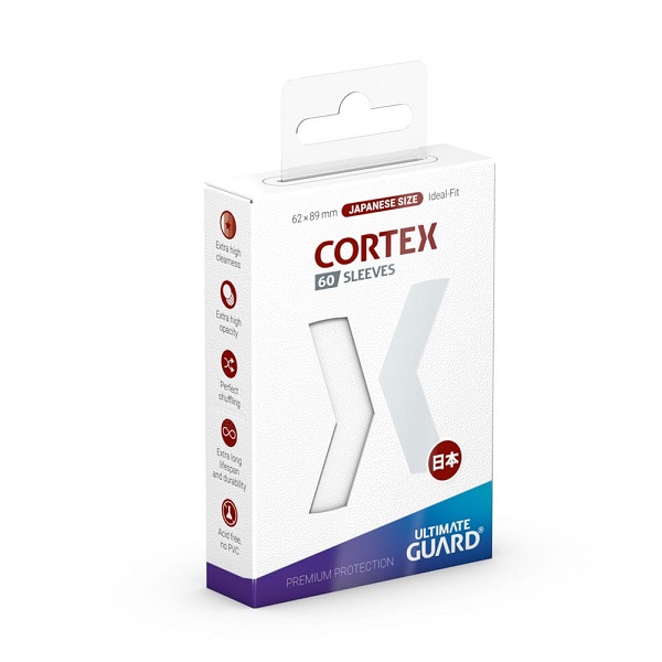 Ultimate Guard Cortex Kortlommer - Hvid 60 Stk.