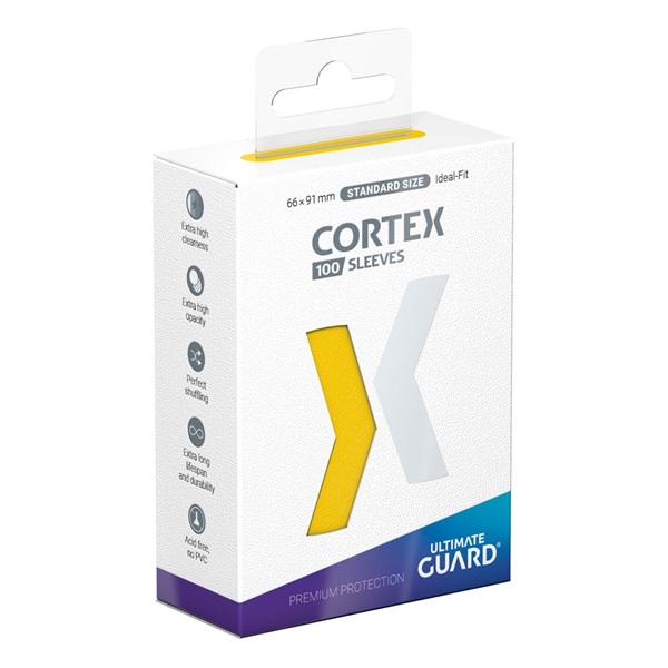 Ultimate Guard Cortex Kortlommer - Gule 100 stk.