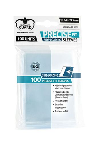 Ultimate Guard Præcise-fit Lommer – 100 stk. til kortbeskyttelse