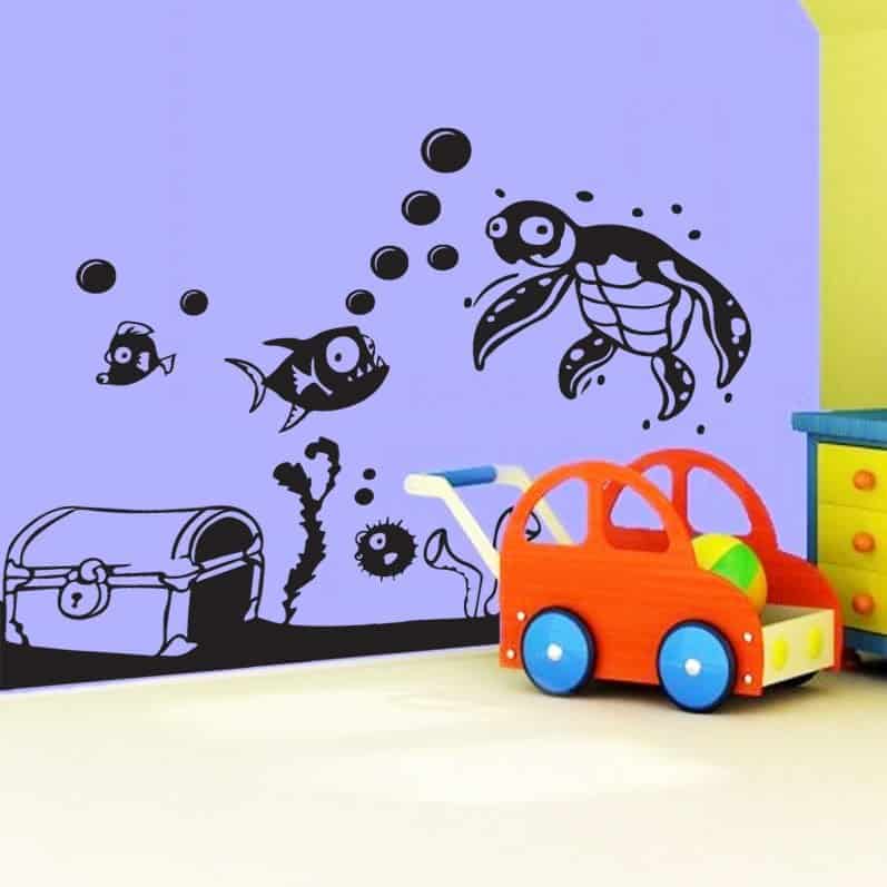 Under Vandet Wallsticker