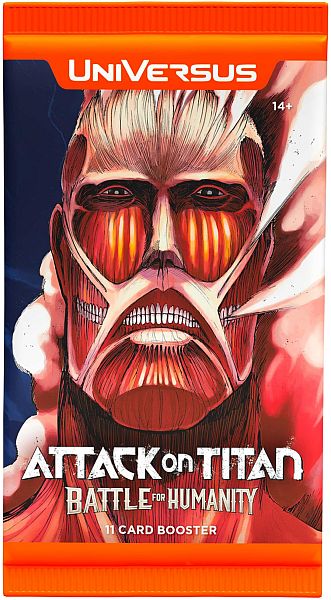 Universus  Ufs  Card Game Attack   Titan: Battle For Humanity Booster Pack