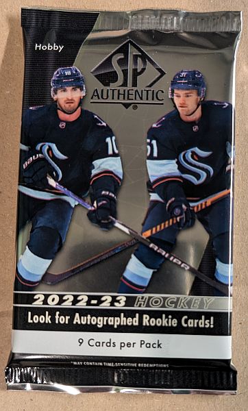 Upper Deck Hockey NHL 2022-23: SP Authentic Booster Pak