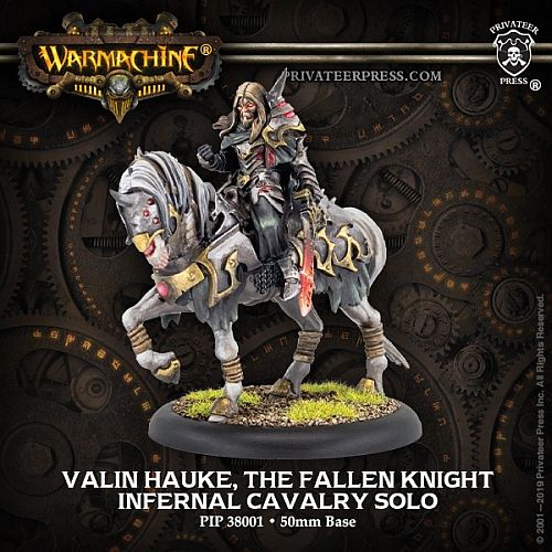 Valin Hauke - Den Faldne Ridder Cavalry Solo Figur