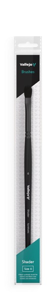 Vallejo Brush Flat Filbert Shader Synthetic