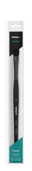 Vallejo Brush Flat Filbert Shader Synthetic