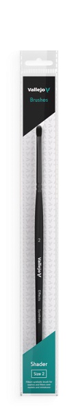 Vallejo Brush Flat Filbert Shader Synthetic