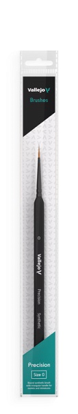 Vallejo Brush Round Synthetic Hair Triangular Handle