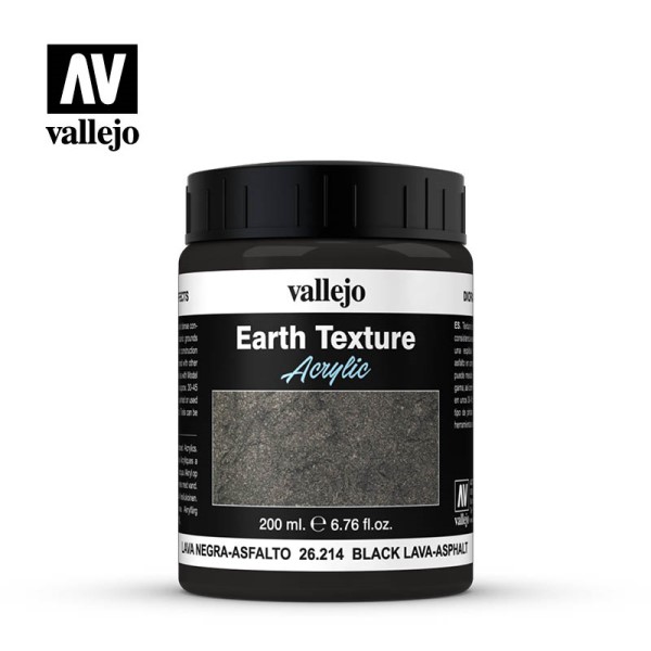 Vallejo Diorama Effects: Black Lava-asphalt  200