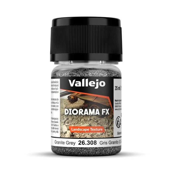 Vallejo Diorama Effects: Landscape Textures Granite Grey  35