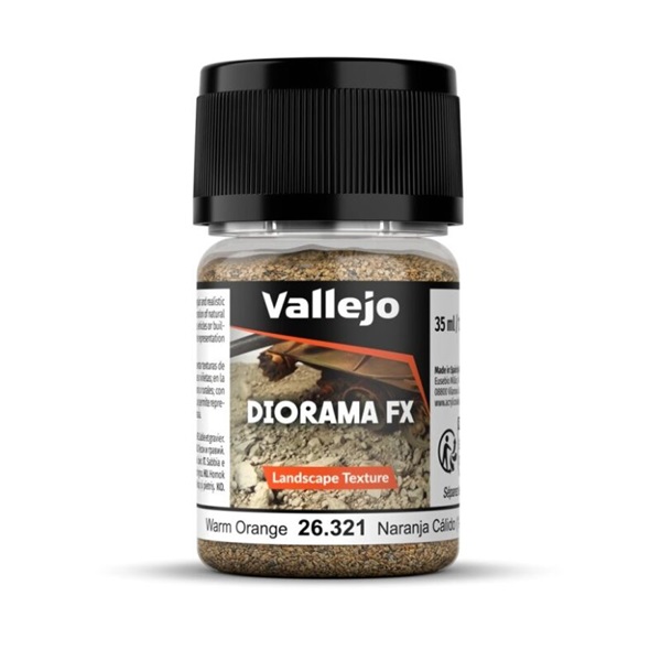 Vallejo Diorama Effects: Landscape Textures Warm Orange  35