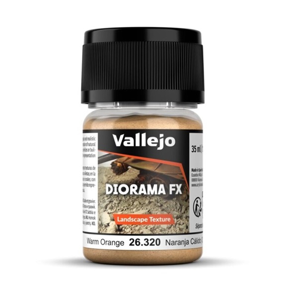 Vallejo Diorama Effects: Landscape Textures Warm Orange  35