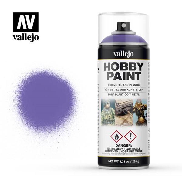 Vallejo Hobby Spray Primer: Alien Purple 400ml - Super Tilbud!
