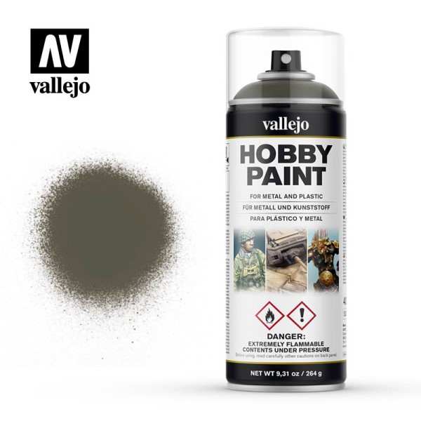 Vallejo Hobby Spray Primer: Russisk Grøn 400ml