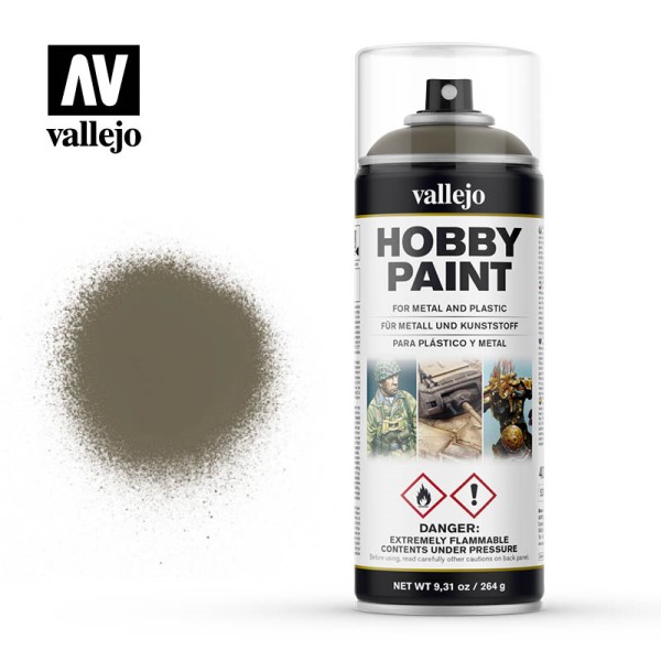 Vallejo Hobby Spray Primer: Russisk Uniform 400ml - Udsalg!