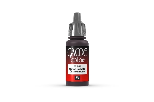 Vallejo Game Color Maling: Charred Brown 17ml - Udsalg!