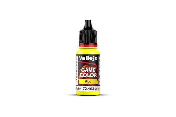 Vallejo Game Color: Fluo Yellow Maling 17ml - Fantastisk Tilbud!