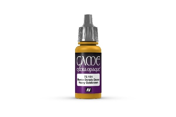 Vallejo Maling Game Color: Heavy Goldbrown 17ml - Tilbud!