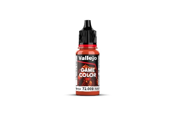 Vallejo Game Color Maling: Hot Orange 17ml - Fantastisk Farve!