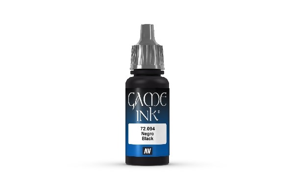 Vallejo Game Color: Ink Black 17ml - Akrylmaling