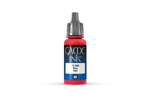 Vallejo Game Color Maling: Ink Rød 17ml - Fantastisk tilbud!