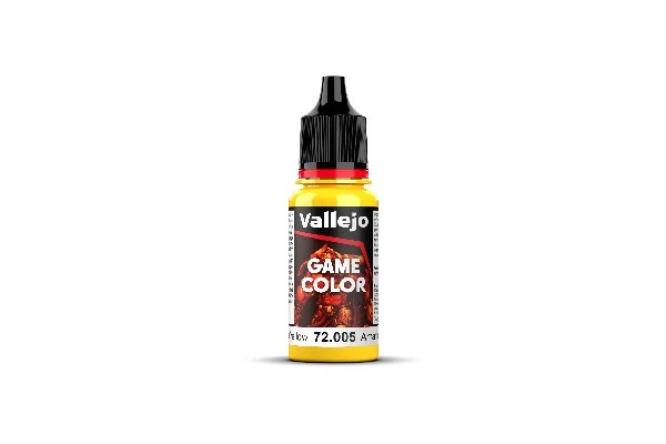 Vallejo Maling Game Color: Måne Gul 17ml - Fantastisk Tilbud!