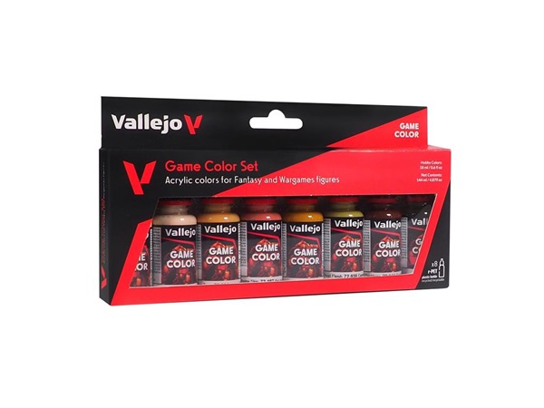 Vallejo Game Color: Sæt med Hudtoner Maling 18ml