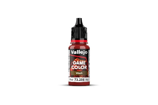 Vallejo Game Color: Rød Vask 17ml - Fantastisk Tilbud!