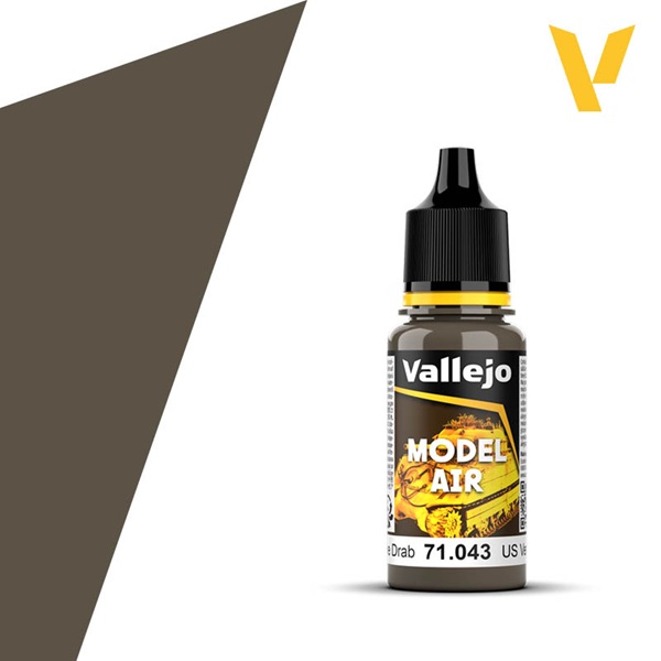 Vallejo Maling Model Air:   Olive Drab 17ml