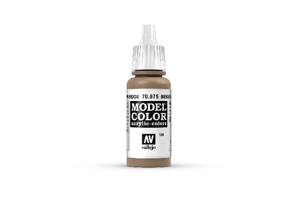 Vallejo Model Color Maling: Beige Brown 17ml - Udsalg!