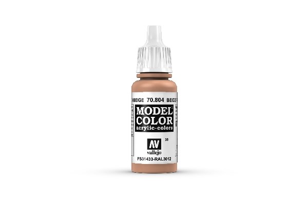 Vallejo Model Color Maling: Beige Rød 17ml - Super Tilbud!