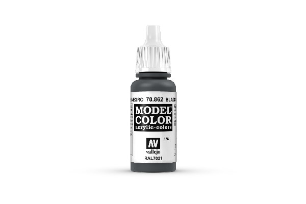 Vallejo Model Color Maling: Black Grey 17ml - God tilbud!
