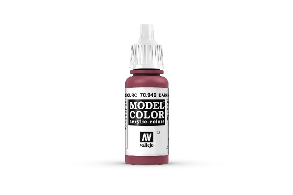 Vallejo Model Color Maling: Mørkerød 17ml - Udsalg!