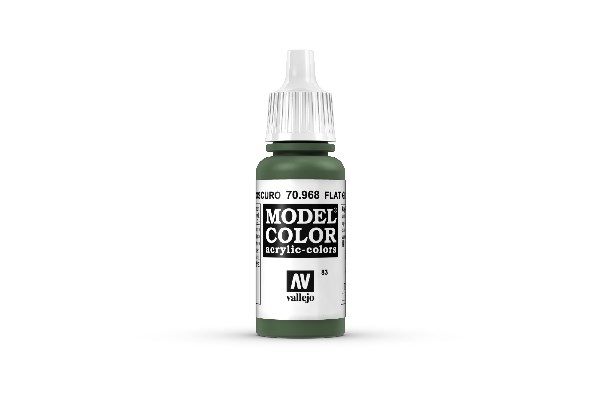 Vallejo Model Color Maling: Flad Grøn 17ml - Udsalg!