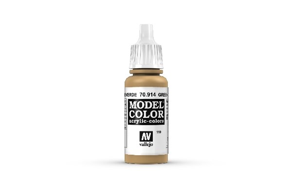 Vallejo Model Color Maling: Grøn Ocre 17ml - Udsalg!